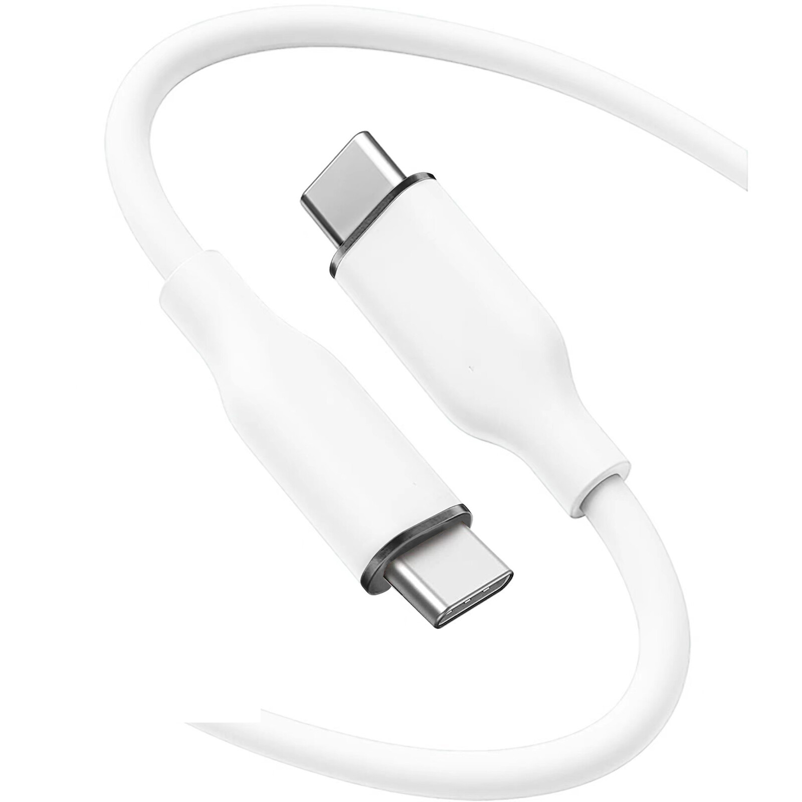 Felixx Premium Ladekabel USB-C auf USB-C weiß 120cm 