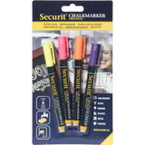 Securit Kreidestifte 1-2mm 4er gelb, pink, orange, violet Securit Kreidestifte 1-2mm 4er gelb, pink, orange, violet