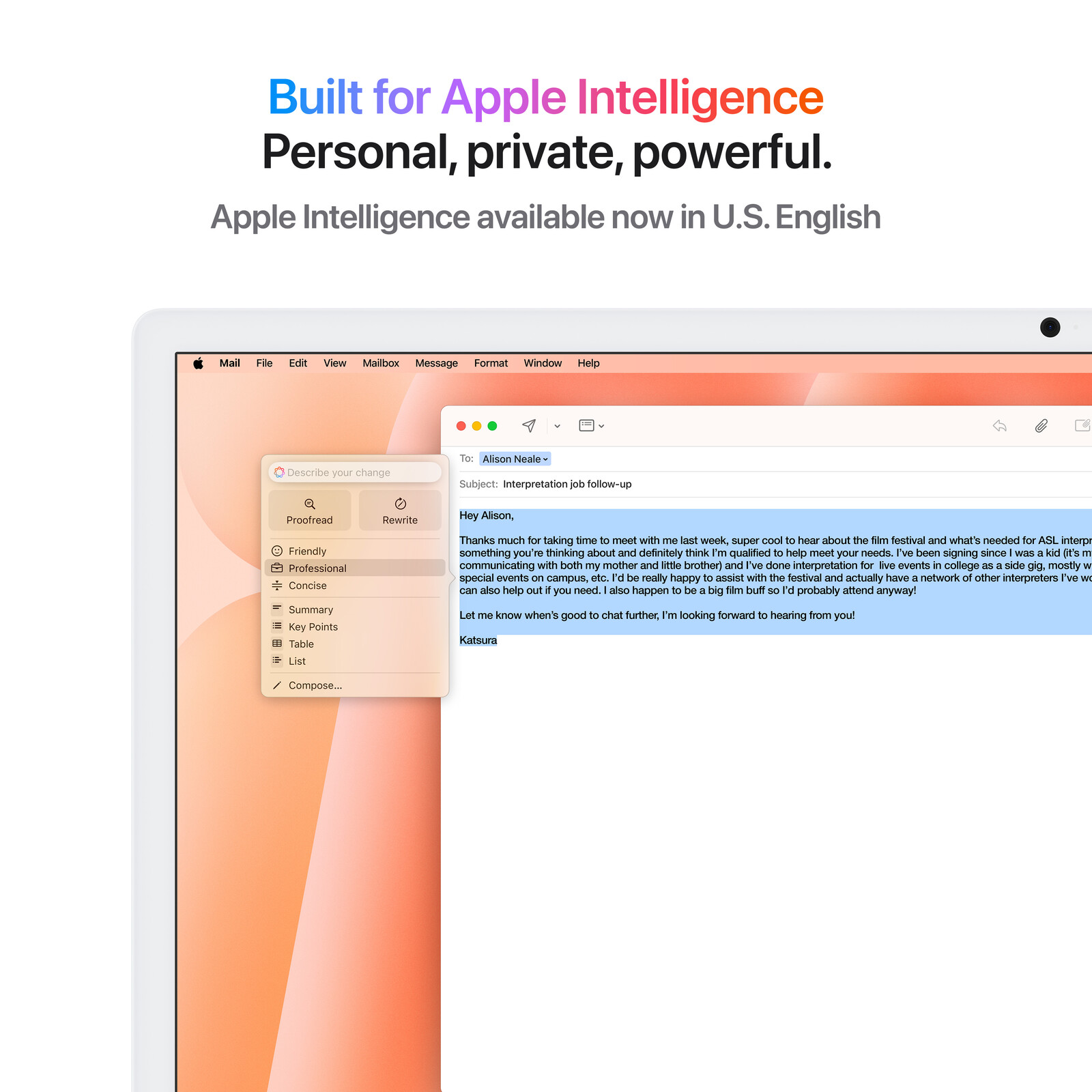 Apple iMac 24"  4.5K/M4/10CPU/10GPU/16GB/256GB, orange