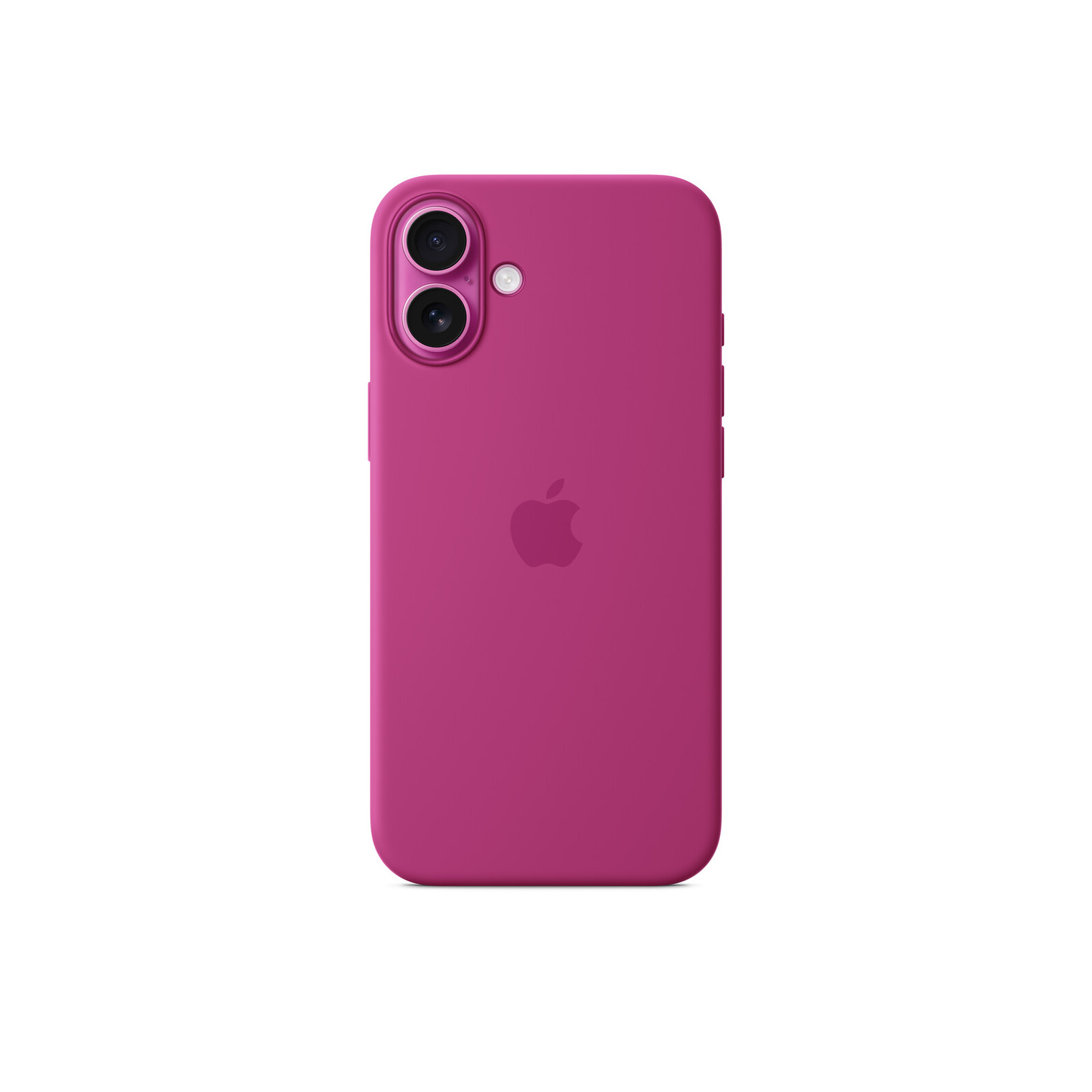  Apple iPhone 16 Plus Silikon Case mit Magsafe fuchsia 