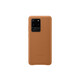 Samsung Back Cover Leather Galaxy S20 Ultra braun
