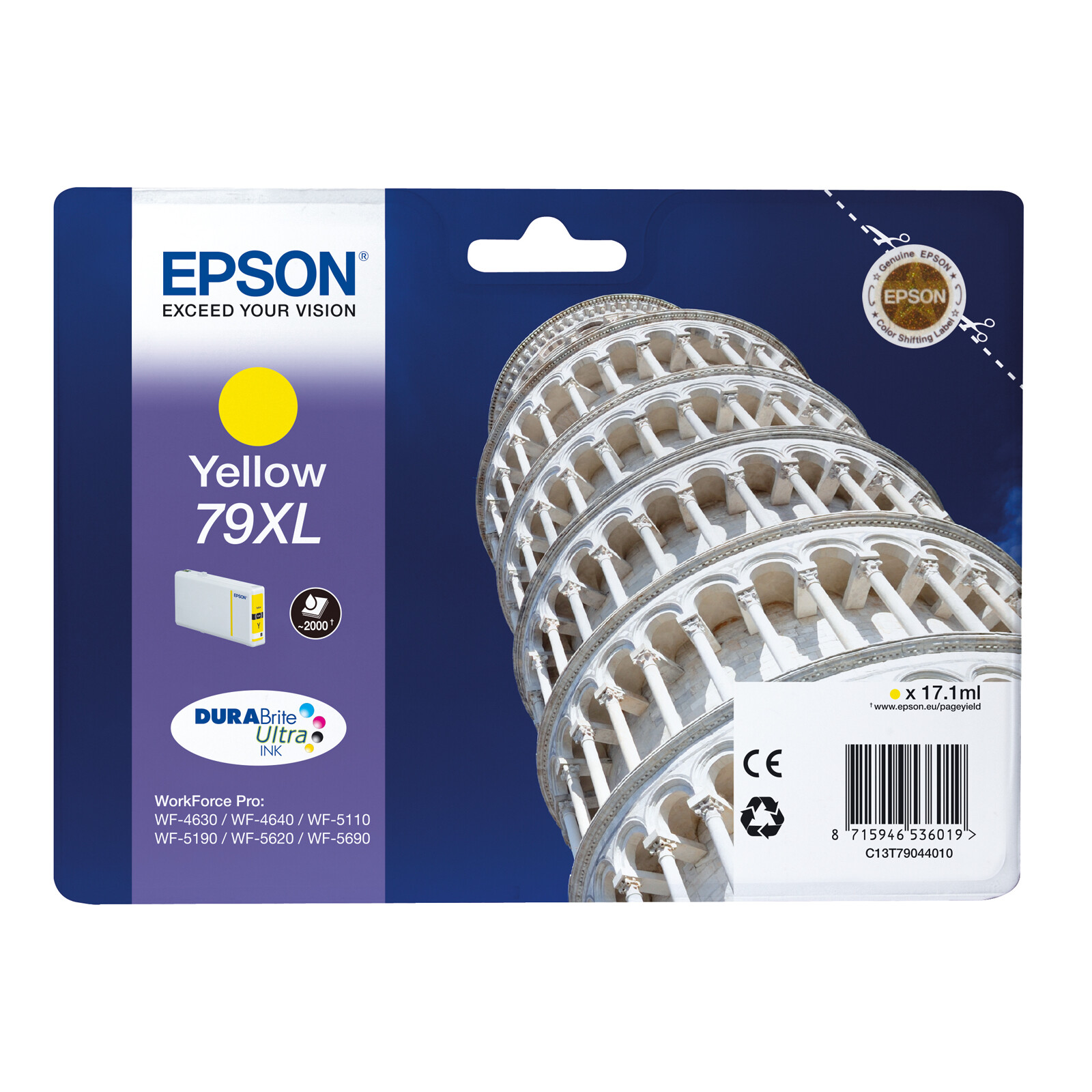 Epson 79XL T7904 Tinte Yellow 17,1ml