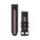 Garmin Quickfit Band 26mm Silikon schwarz/rot