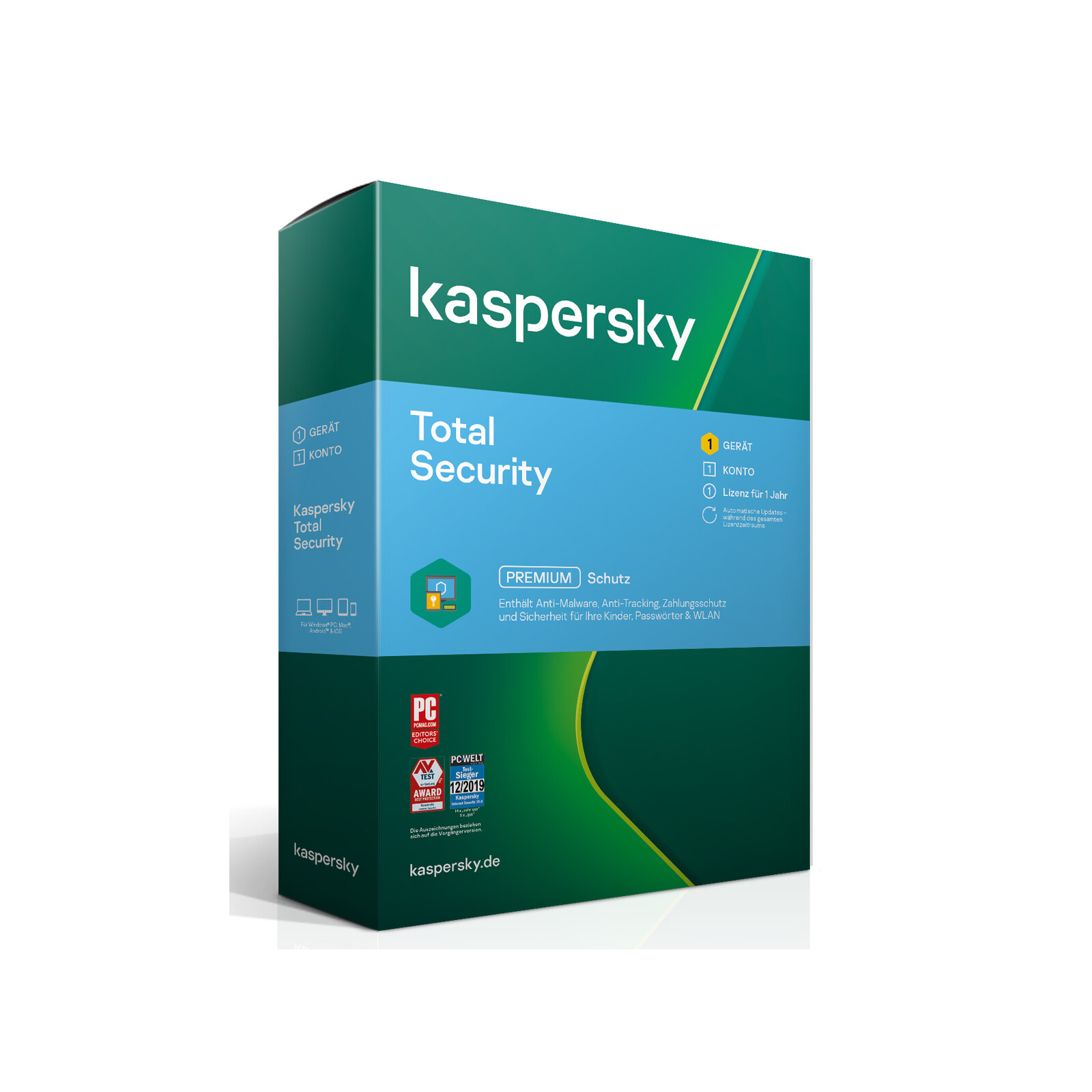 Kaspersky Total Security 2020 1 Gerät