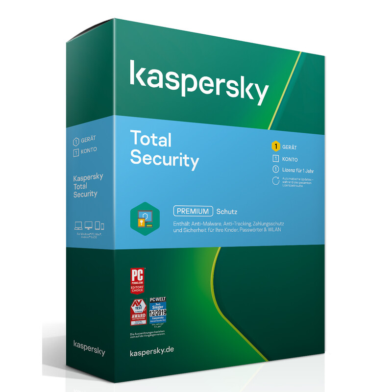 Kaspersky Total Security 2020 1 Gerät