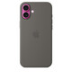  Apple iPhone 16 Plus Silikon Case mit Magsafe stone gray 