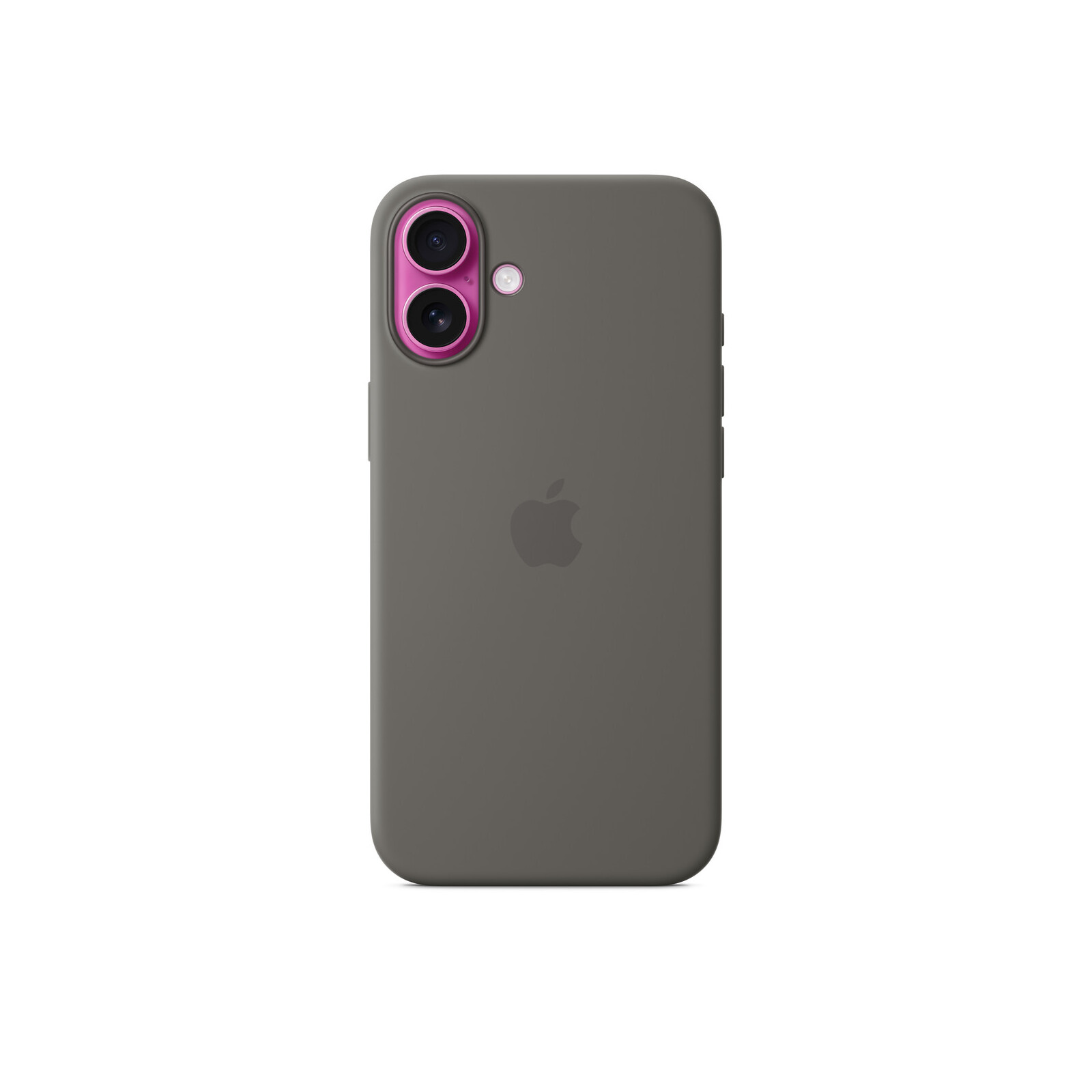  Apple iPhone 16 Plus Silikon Case mit Magsafe stone gray 