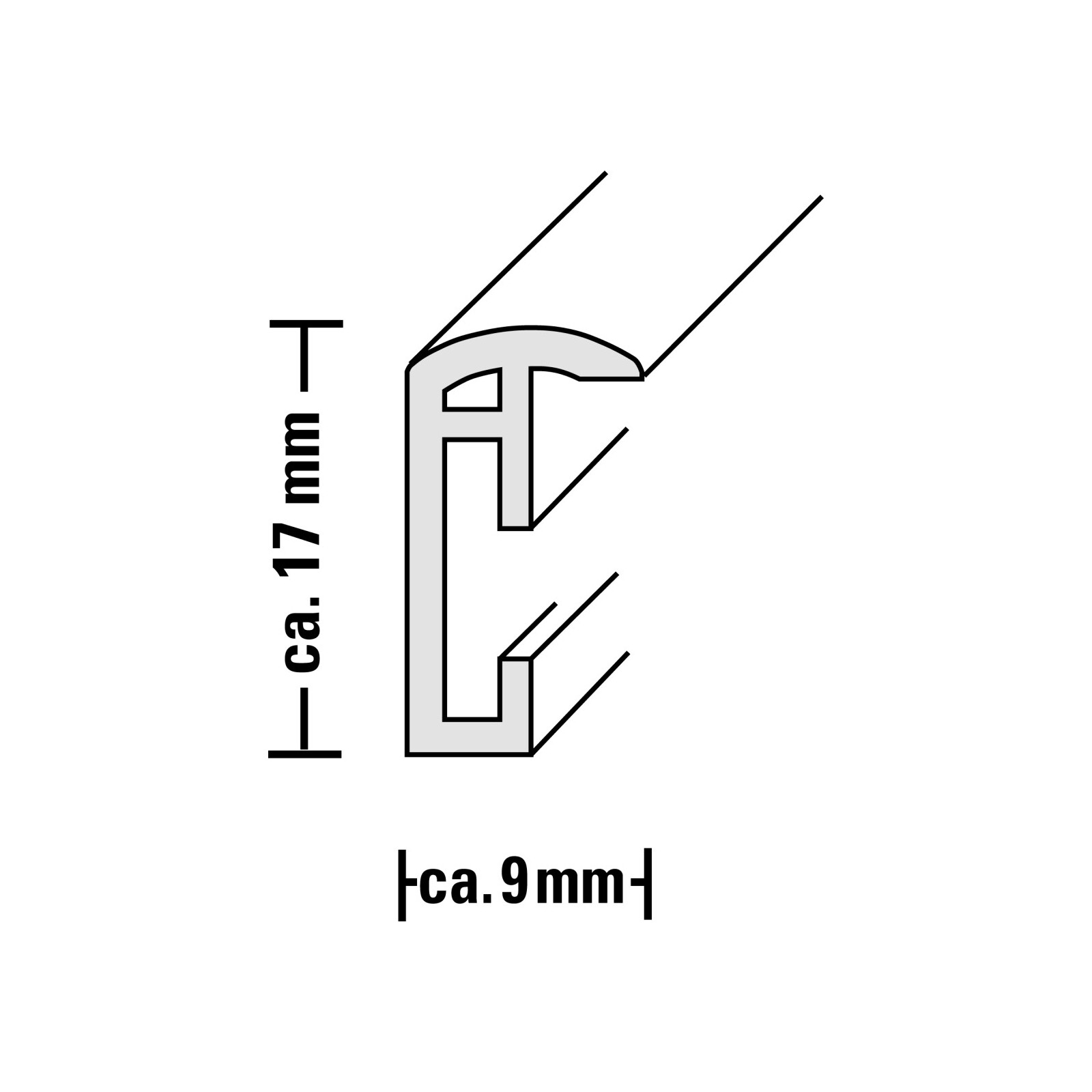 Hama 31769 Rahmen Kunststoff Madrid 30x45 Weiß 