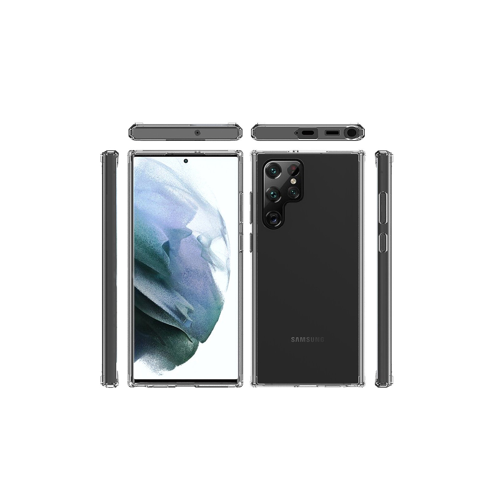 Felixx Back Hybrid Samsung Galaxy S22 Ultra clear