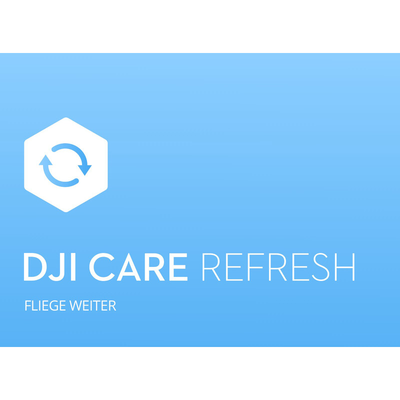 Drohnen Ersatzservice DJI Care Refresh 1-Jahres Plan - Versicherungsschutz Für DJI Drohnen (Flip Card) DJI Versicherung 1 Jahr