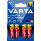 Varta 4706 AA Longlife Max Power 4er