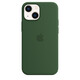 Apple iPhone 13 mini Silikon Case mit MagSafe kleegrün