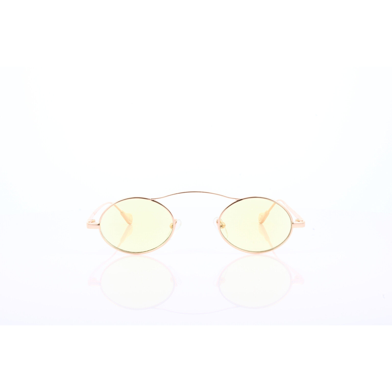 Vintage Fertiglesebrille getönt gelb +1,50