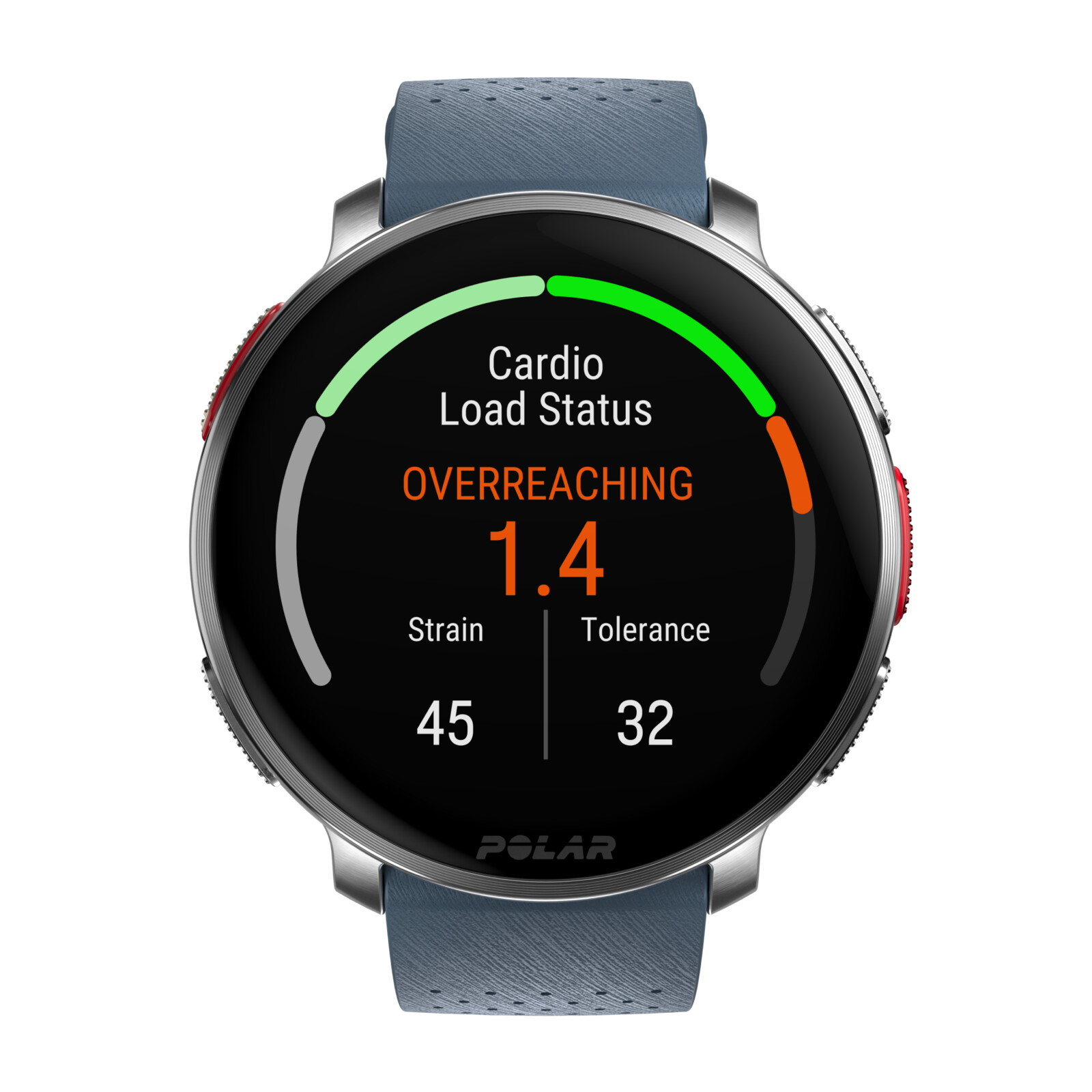 Polar Vantage V3 silver/blue S-L