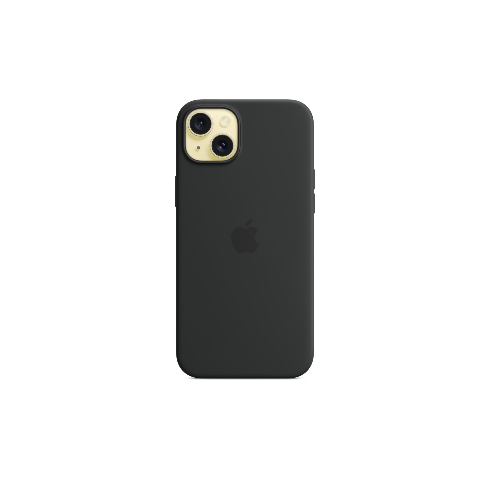 Apple iPhone 15 Plus Silikon Case mit MagSafe black