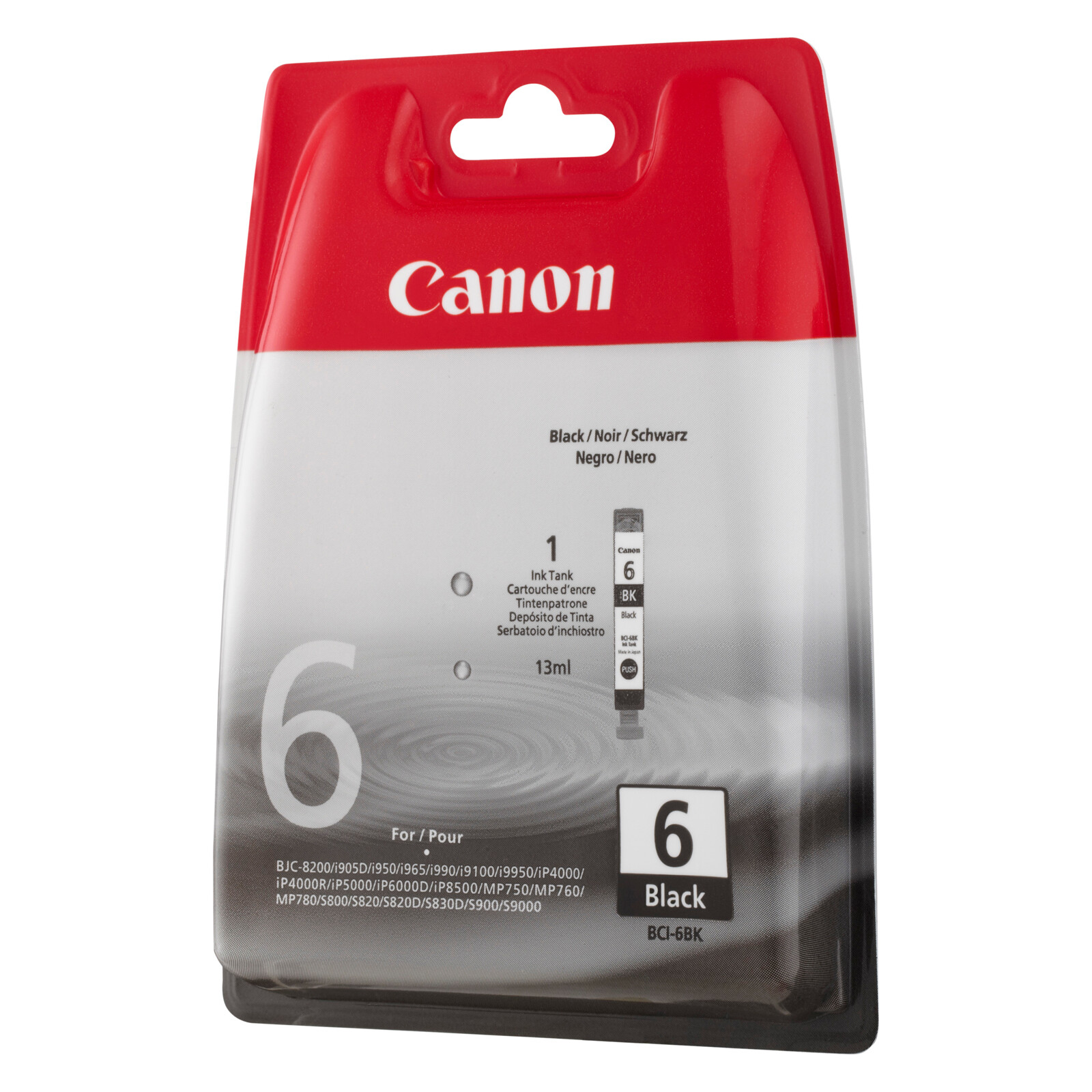 Canon BCI-6BK Tinte black 13ml