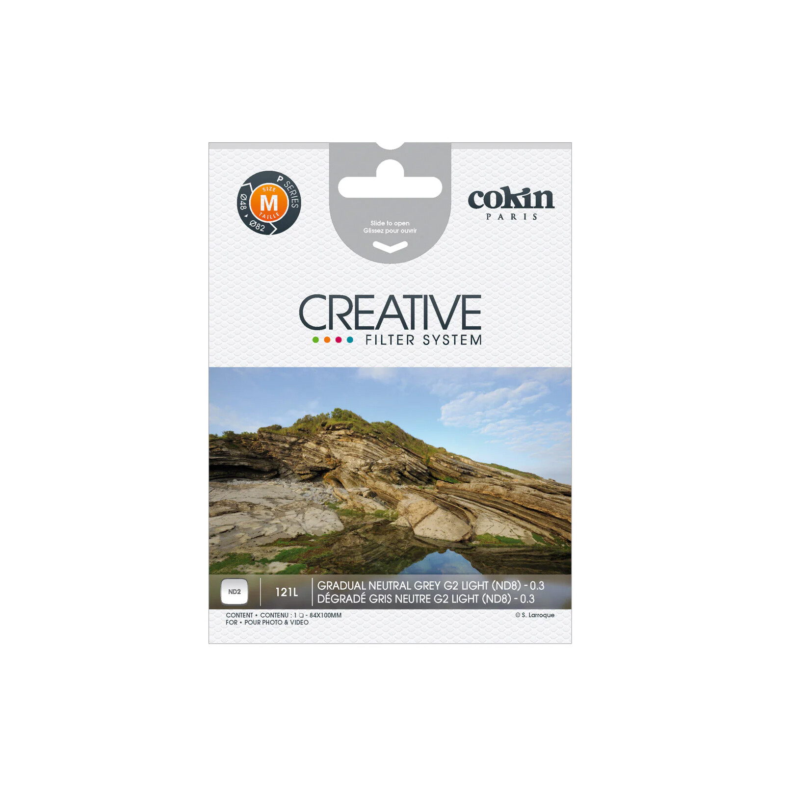 Cokin P121L Verlauf Grau 2L