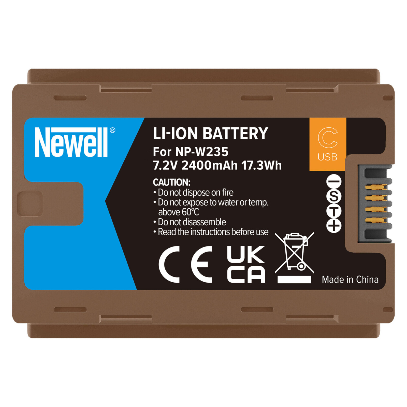 Newell Akku USB-C Fujifilm NP-W235