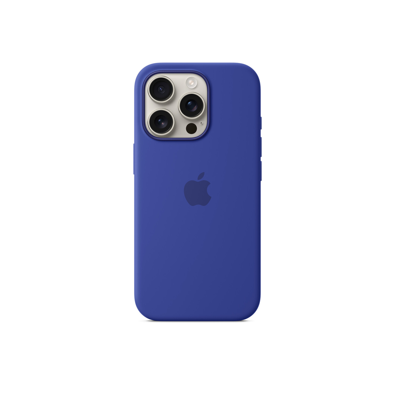 Apple iPhone 16 Pro Silikon Case mit Magsafe ultramarin