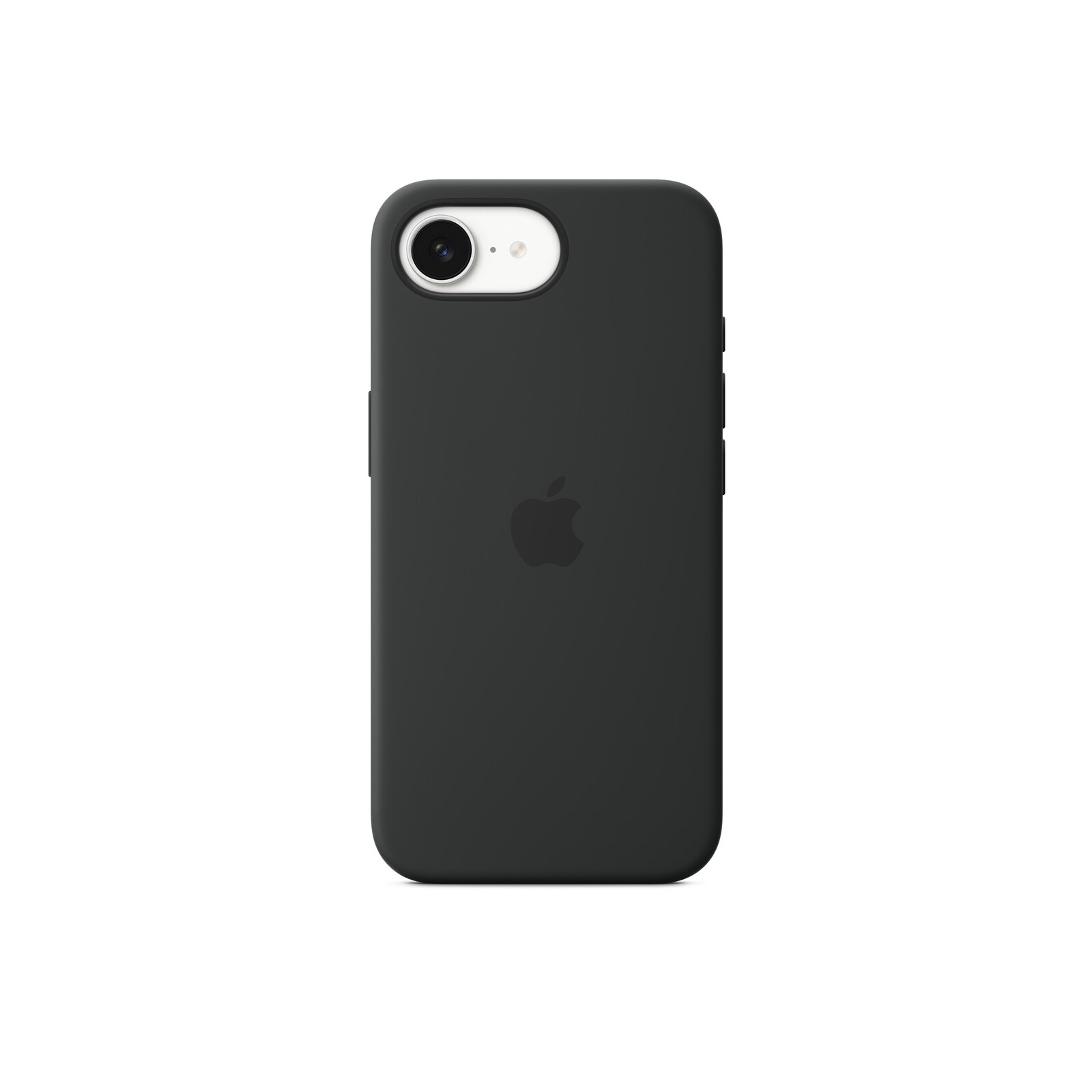 Apple iPhone 16e Silikon Case schwarz