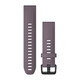 Garmin Quickfit Band 20mm Silikon dunkellila schwarz