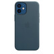 Apple iPhone 12 mini Leder Case mit MagSafe baltischblau