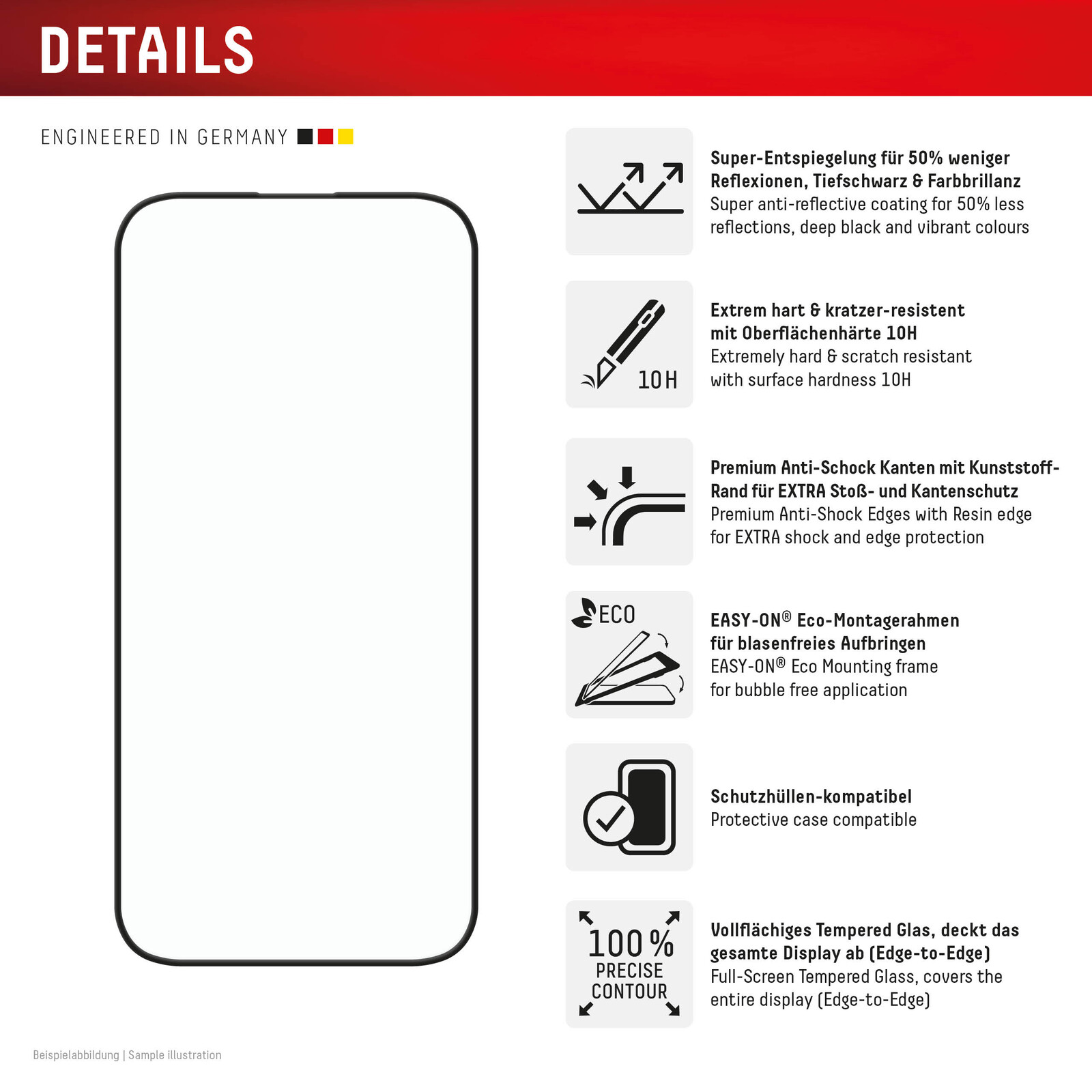 Felixx Glas Full 3D Anti-Reflex Apple iPhone 16 Pro