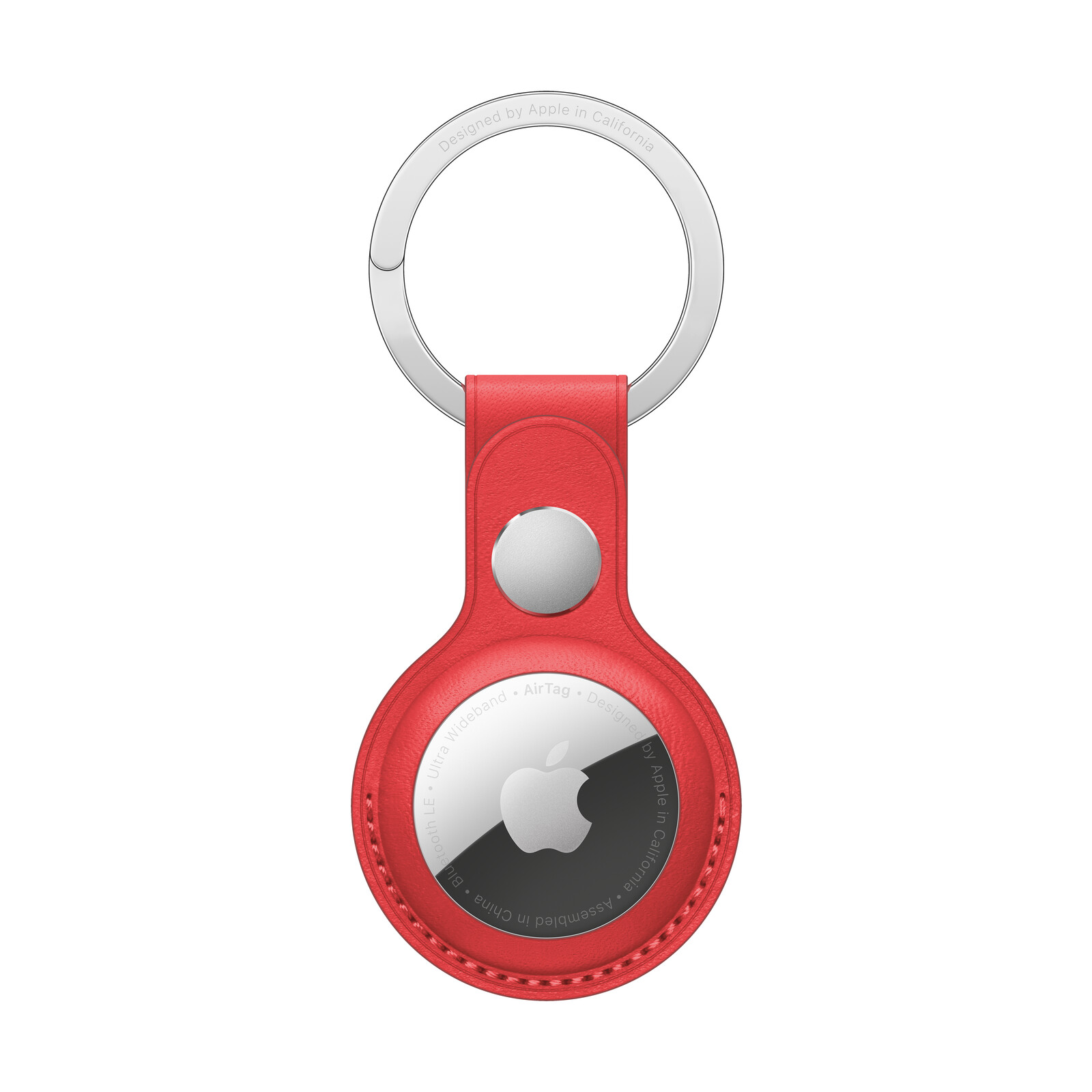 Apple AirTag Schlüsselanhänger Leder (PRODUCT)RED