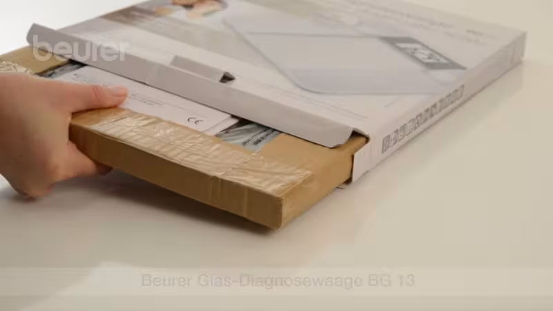Beurer BG 13 Glas-Diagnosewaage