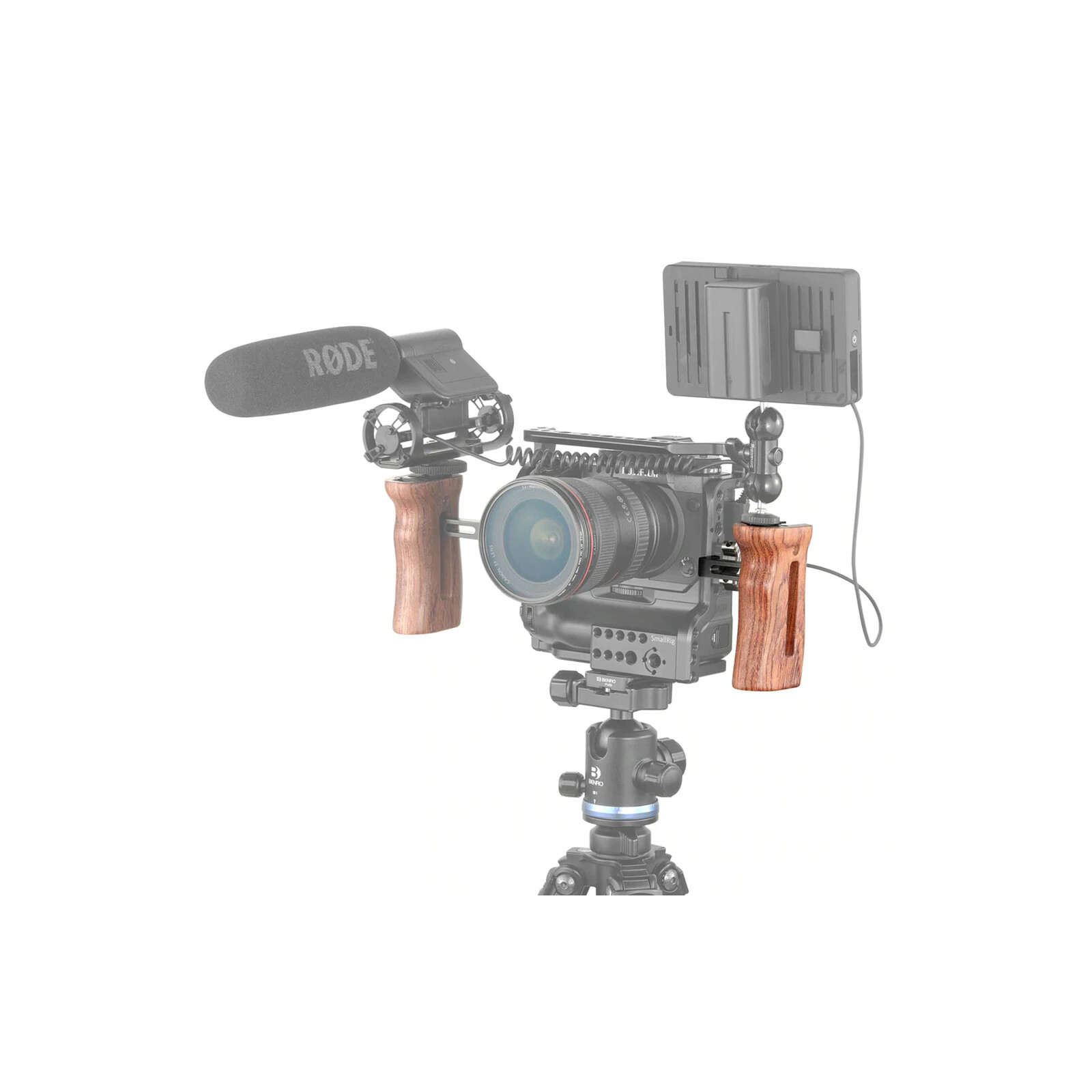 SmallRig HSN2093C Universaler Holzseitengriff 