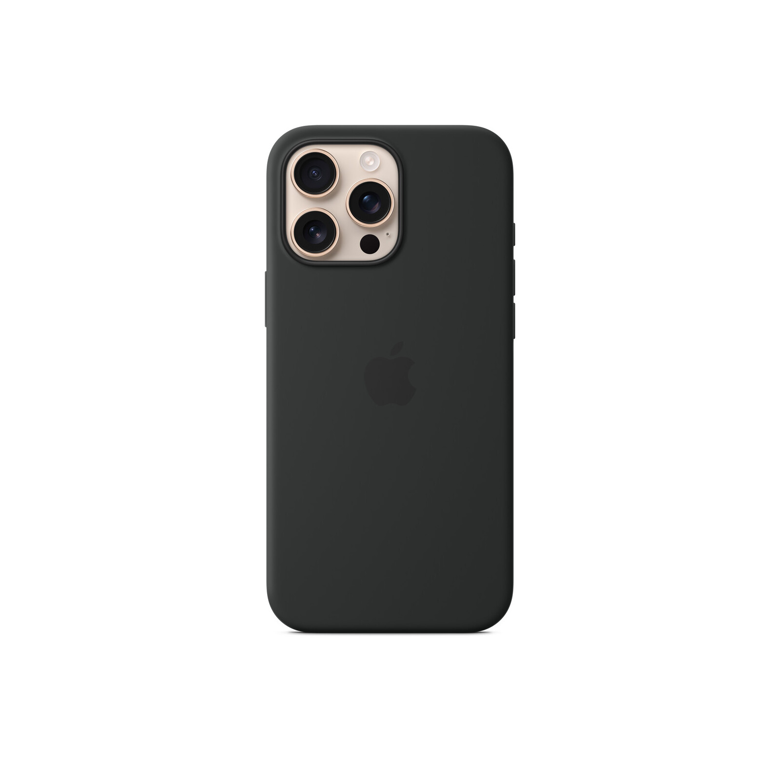 Apple iPhone 16 Pro Max Silikon Case mit Magsafe black