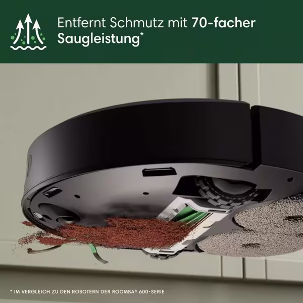 iRobot Roomba 505 Combo Plus Roboter schwarz

