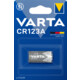 Varta 6205 CR123A Lithium Cylindrical 3V