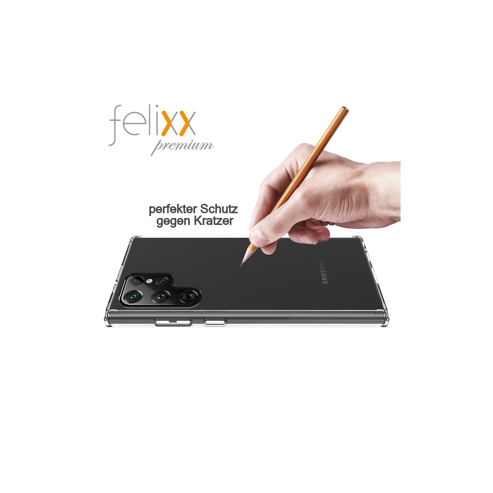 Felixx Back Hybrid Samsung Galaxy S22 Ultra clear