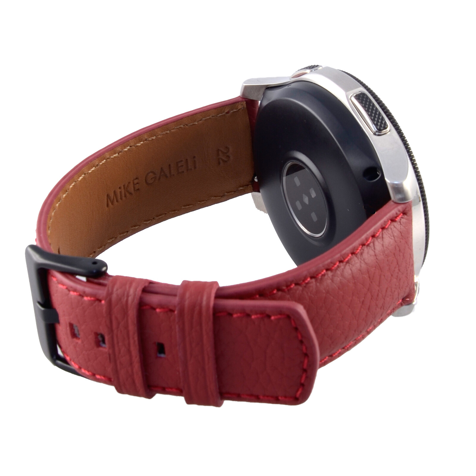 Galeli Band 22mm Echtleder rot