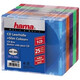 Hama 51166 CD-Leerhülle Slim, 25er-Pack, Farbig