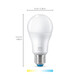 Philips WIZ Tunable White Smart LED-Lampe 60W