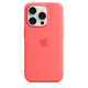 Apple iPhone 15 Pro Silikon Case mit MagSafe guava