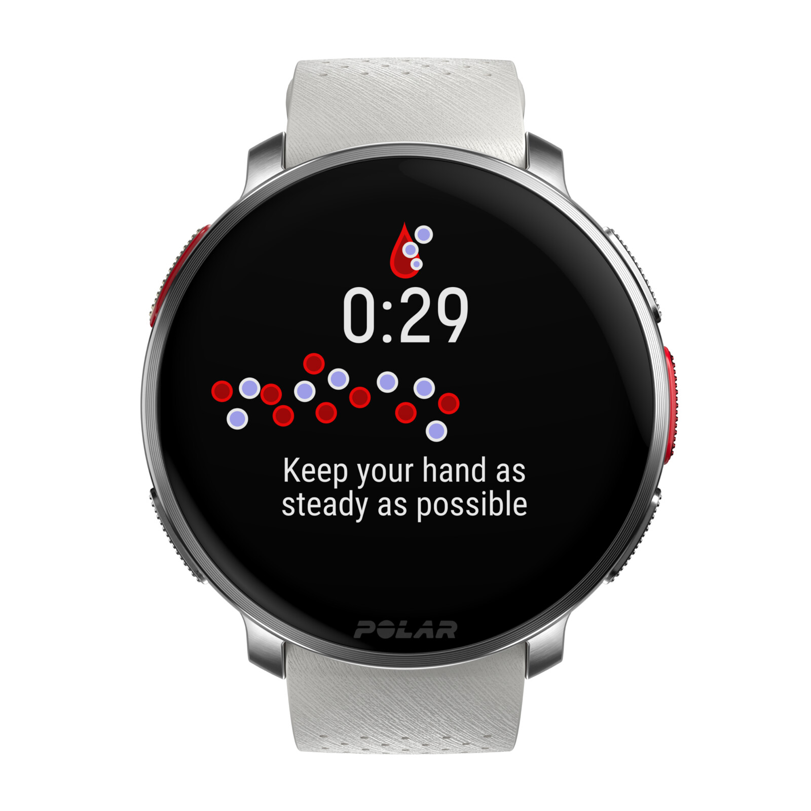 Polar Vantage V3 silver/orange S-L