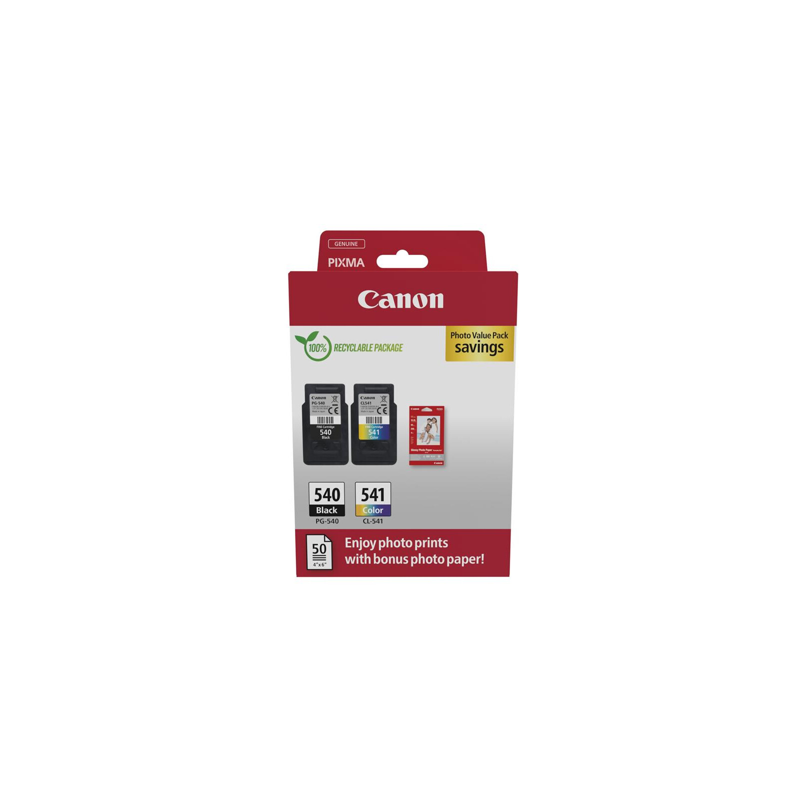 Canon Patronen 540/541 inkl Papier