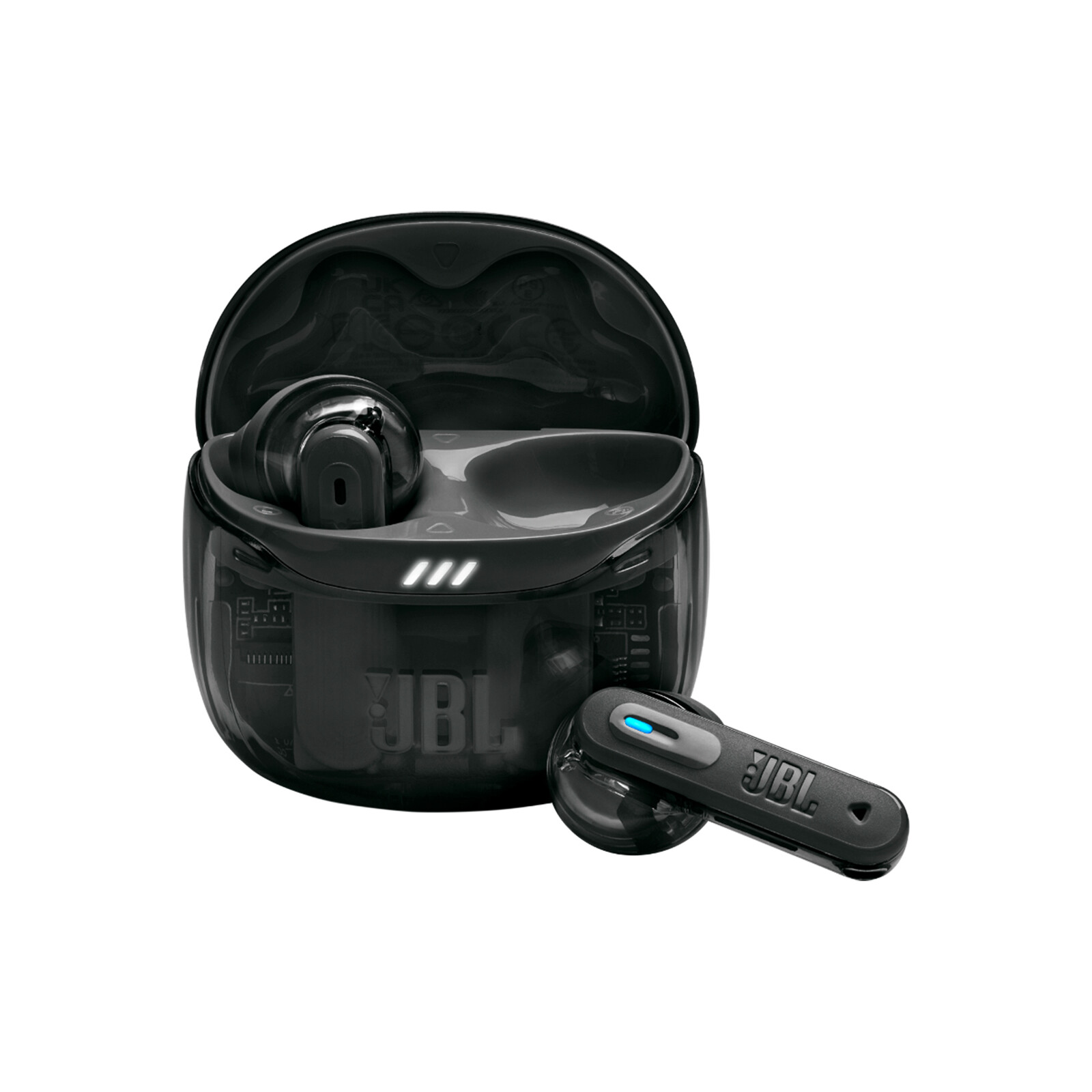 JBL Tune Flex 2 GHOST TWS  kabelloser In-Ear Kopfhörer, schwarz