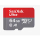 SanDisk mSDHC 64GB Ultra UHS-I A1 140MB/s