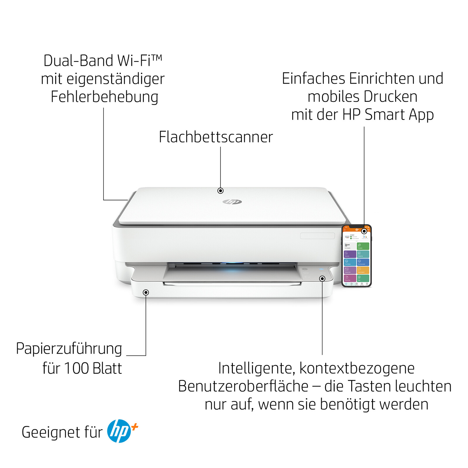 HP Envy 6032e All In One Drucker