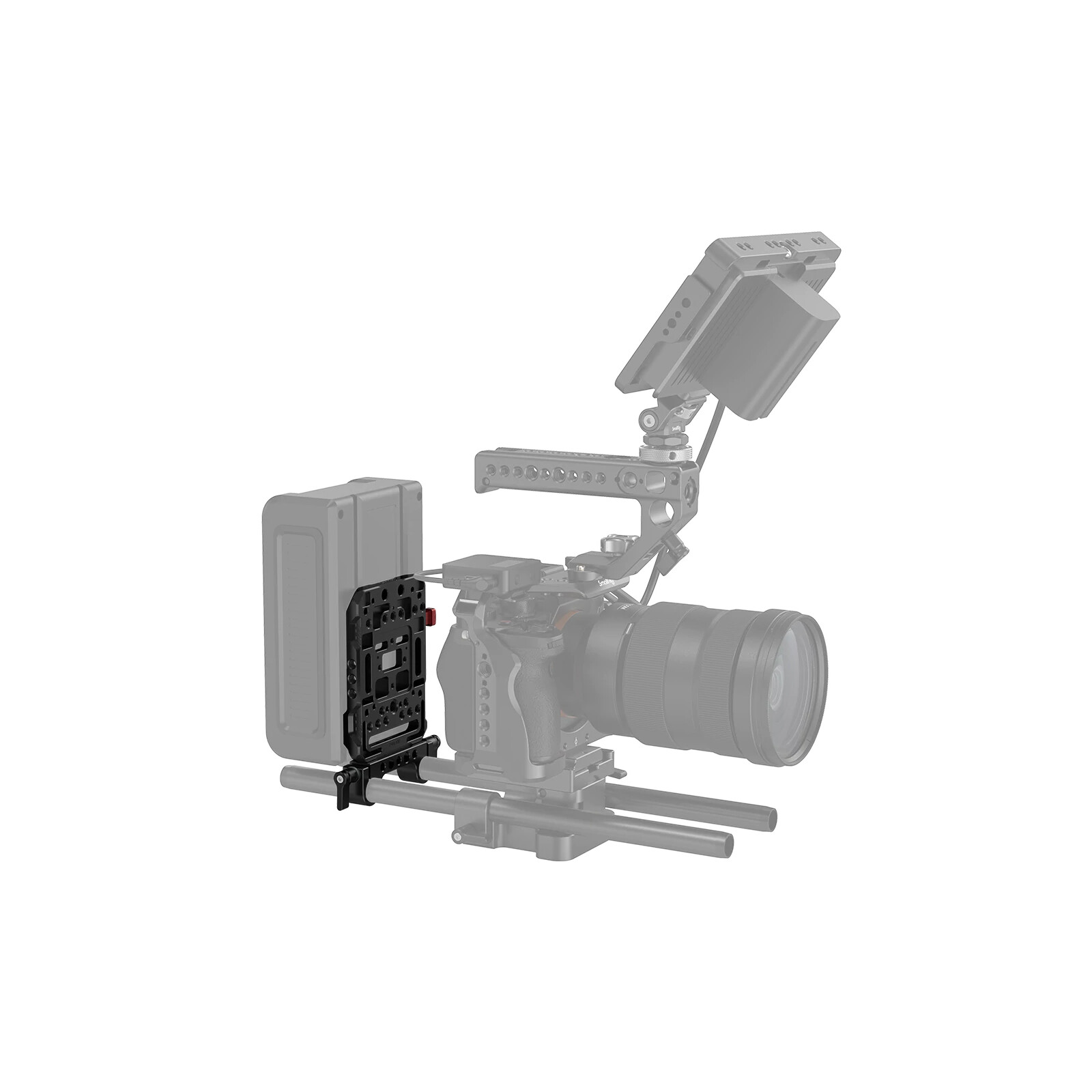 SmallRig V Mount Batterieplatte mit verstellbarem Arm