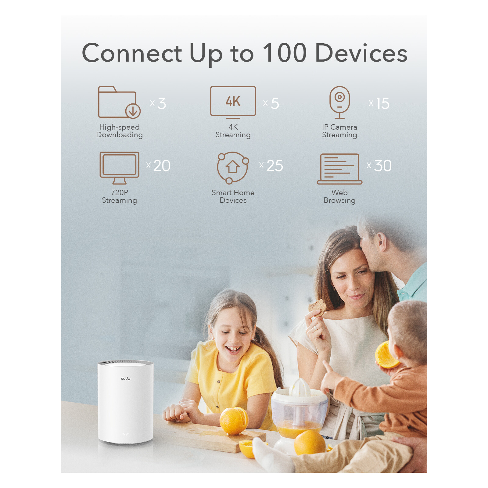  Cudy AX1800 Wi-Fi 6 Mesh Solution 2-Pack 