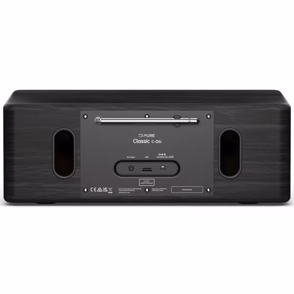 Pure Classic C-D6i EU/UK Black/Black Ash
