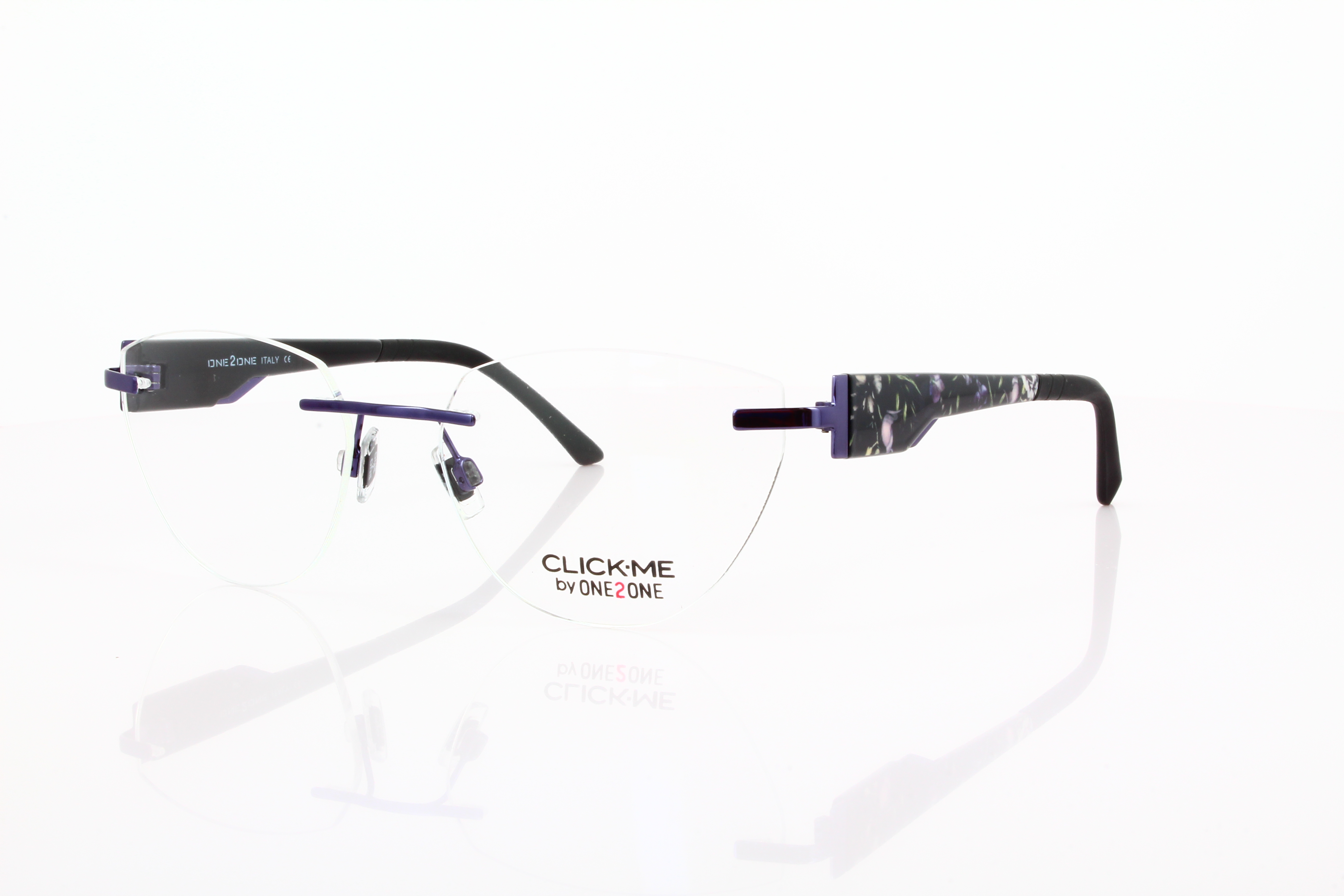 Click Me OTO 404 C1 Randlos Ramenlos Damenbrille