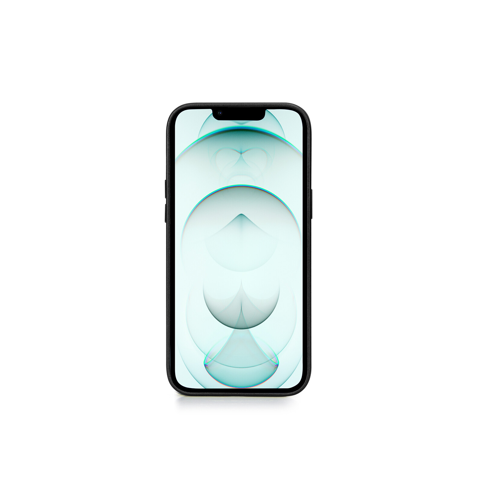 Felixx Back Cover Leder Apple iPhone 15 schwarz