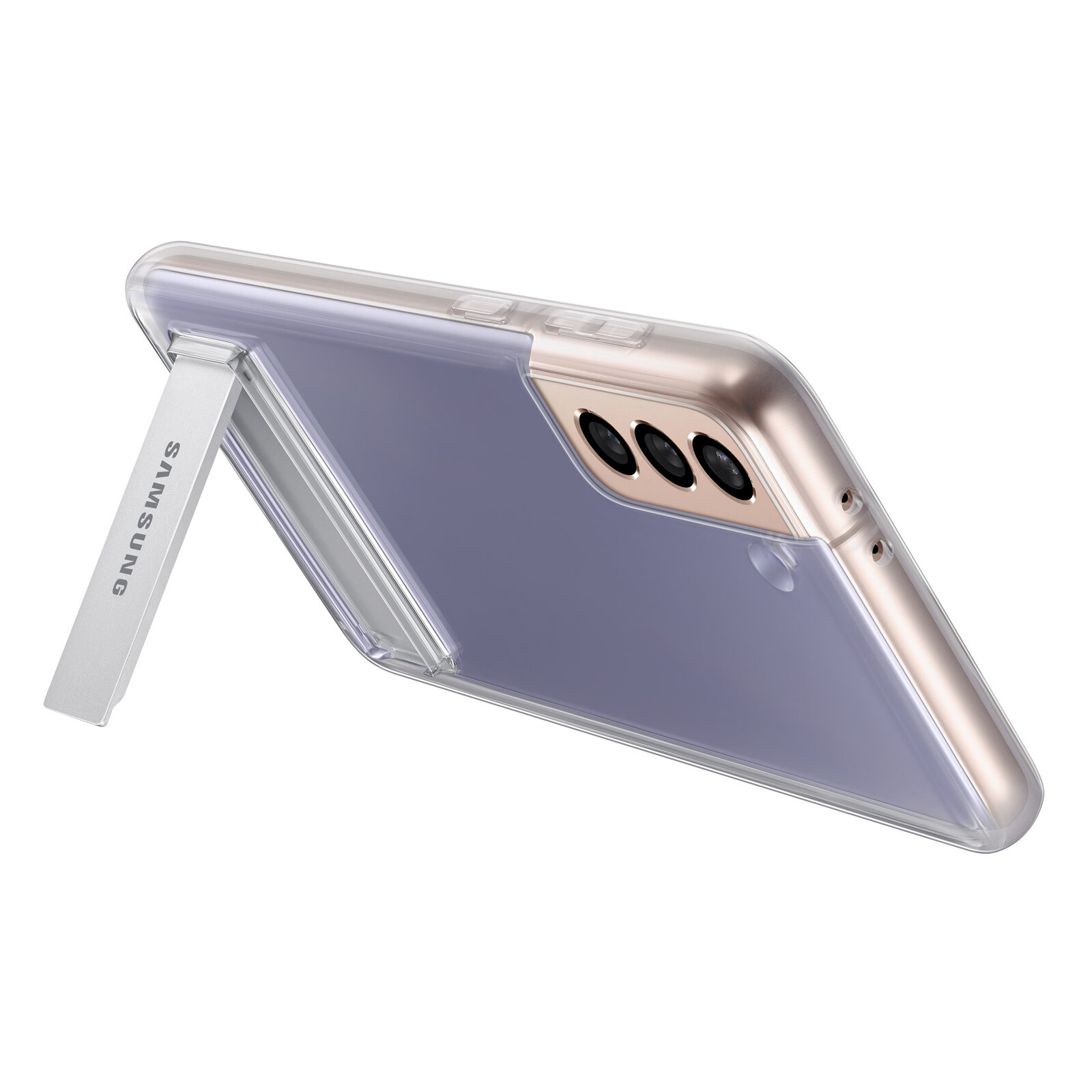Samsung Back Cover Standing Galaxy S21+ clear