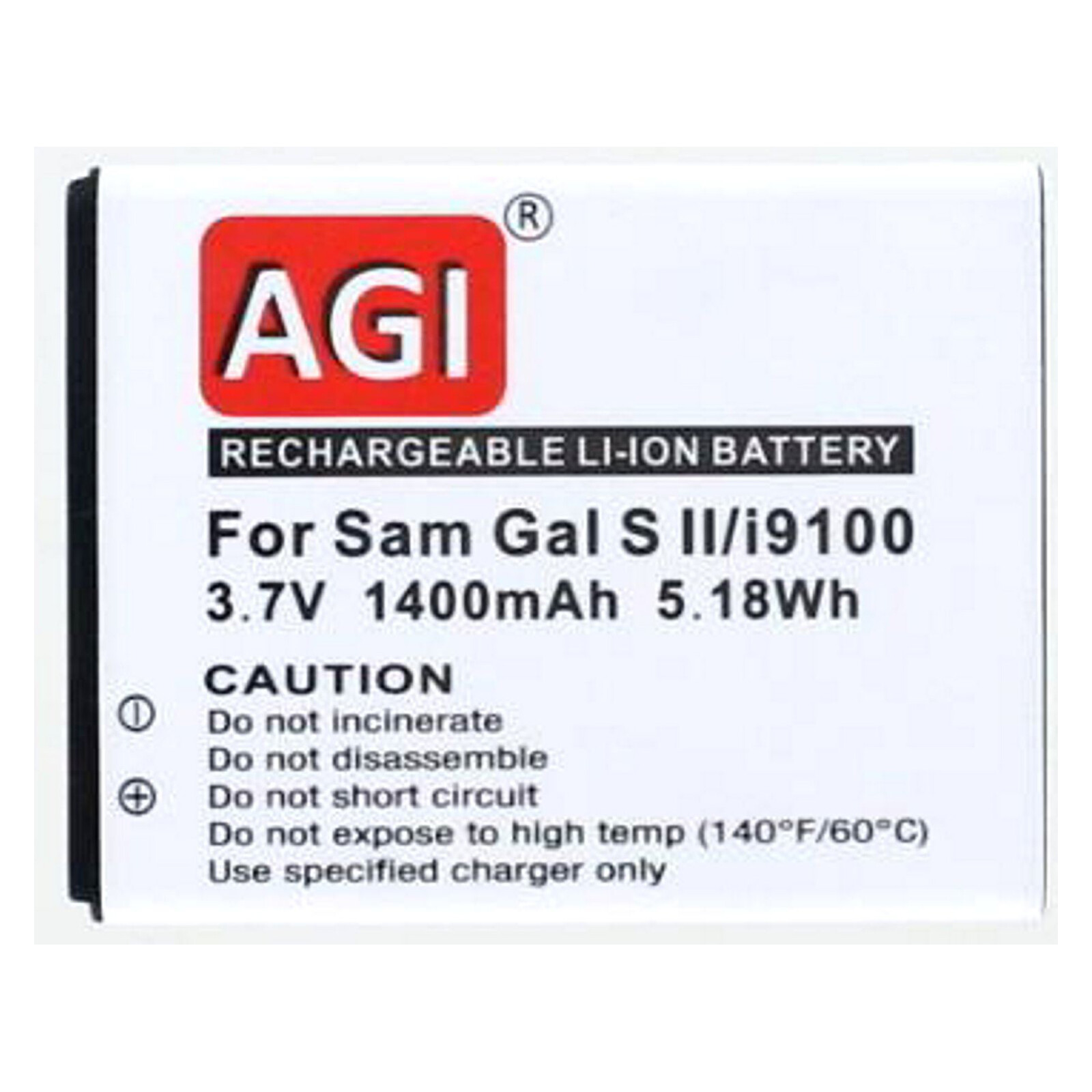 AGI Akku Samsung Galaxy S II 1.200mAh